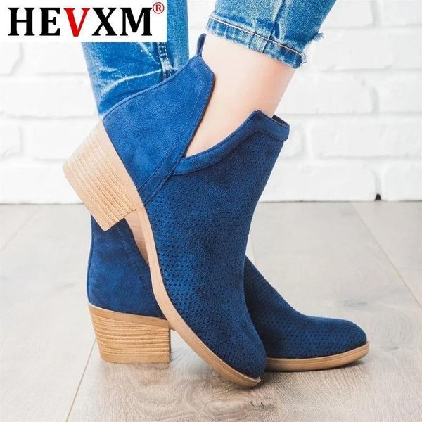 boots women's retro ankle suede solid color large size slip-on hollow out med square root heels short shoes botas mujer1, Black
boots women's retro ankle suede solid color large size slip-on hollow out med square root heels short shoes botas mujer1, Black