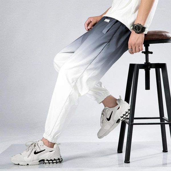 men's pants men streetwear contrast gradient joggers 2021 man korean fashion hip hop sweatpants couple side striped trousers 3xl1, Black
men's pants men streetwear contrast gradient joggers 2021 man korean fashion hip hop sweatpants couple side striped trousers 3xl1, Black