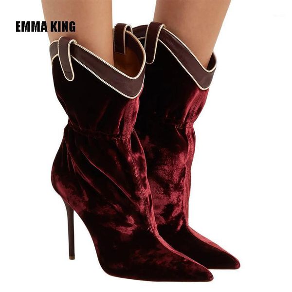 boots women winter mid calf wine red suede short pointed toe lady elegant party dress thin high heel 20211, Black
boots women winter mid calf wine red suede short pointed toe lady elegant party dress thin high heel 20211, Black