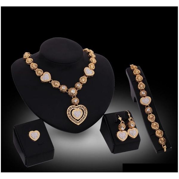 rings earrings necklaces bracelets jewelry sets fashion rhinestone 18k gold plated hollow out alloy heart party jewelry 4-piece set zmsku, Slivery;golden
rings earrings necklaces bracelets jewelry sets fashion rhinestone 18k gold plated hollow out alloy heart party jewelry 4-piece set zmsku, Slivery;golden