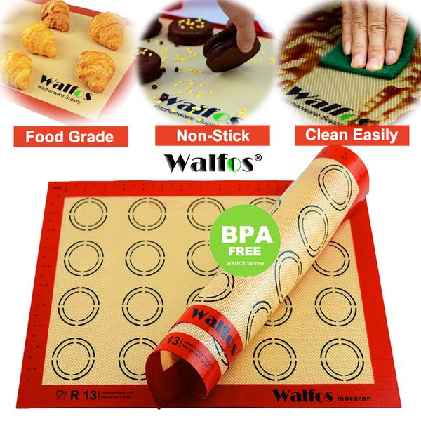walfos non-stick silicone pad sheet baking pastry tools rolling dough mat large size for cake cookie macaron q1218
walfos non-stick silicone pad sheet baking pastry tools rolling dough mat large size for cake cookie macaron q1218