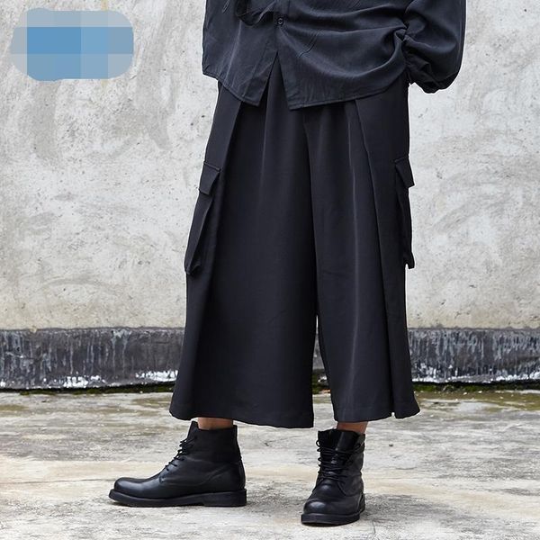 autumn and winter original men's pants dark skirt pants men's casual cold wind wide-leg trend1, Black
autumn and winter original men's pants dark skirt pants men's casual cold wind wide-leg trend1, Black