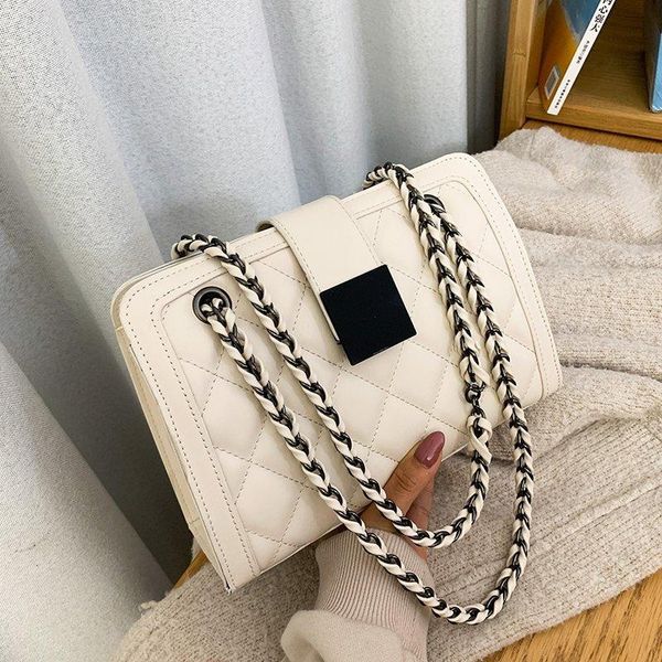 2020 winter chain designer shoulder handbags fashion black pu leather crossbody bag for women women's trend hand bag
2020 winter chain designer shoulder handbags fashion black pu leather crossbody bag for women women's trend hand bag