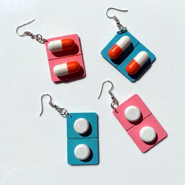 dangle & chandelier fashion cute creative wooden drop earrings funny lovely pills unique jewelry gift for girl, Silver
dangle & chandelier fashion cute creative wooden drop earrings funny lovely pills unique jewelry gift for girl, Silver