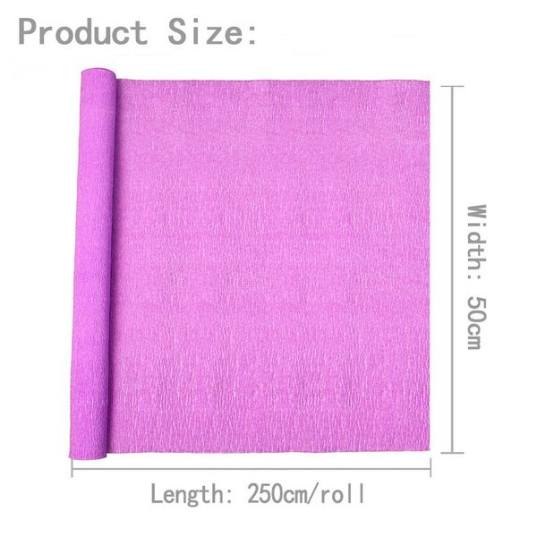 250*50cm colored crepe paper roll origami crinkled crepe paper craft diy flowers decoration gift wrapping pap jllgew
250*50cm colored crepe paper roll origami crinkled crepe paper craft diy flowers decoration gift wrapping pap jllgew