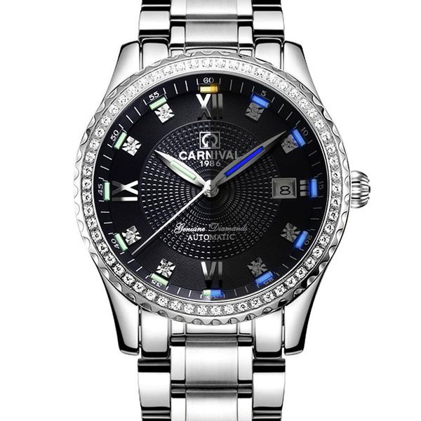 wristwatches carnival mens watches automatic self-wind watch men sapphire reloj hombre luminous hands relogio clock c8737g-2, Slivery;brown
wristwatches carnival mens watches automatic self-wind watch men sapphire reloj hombre luminous hands relogio clock c8737g-2, Slivery;brown