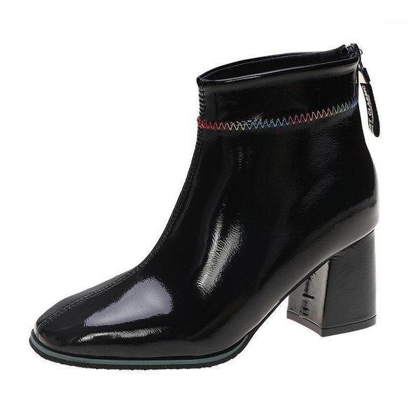 boots botines mujer 2021 autumn square toe leather ladies ankle chaussure femme winter thick high heels women shoes botas1, Black
boots botines mujer 2021 autumn square toe leather ladies ankle chaussure femme winter thick high heels women shoes botas1, Black