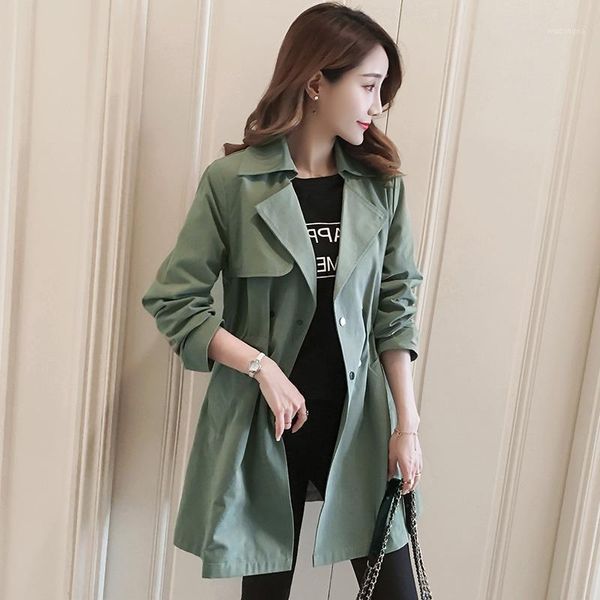 women's 2020 new autumn thin trench fashion slim long sleeve medium-length female windbreak coats lady1, Tan;black
women's 2020 new autumn thin trench fashion slim long sleeve medium-length female windbreak coats lady1, Tan;black