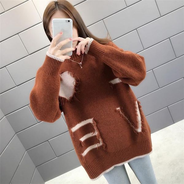 2029 fashion autumn and winter women's sweater turtleneck tassel letters lazy style sweater women's pullover casual loose designer, White;black
2029 fashion autumn and winter women's sweater turtleneck tassel letters lazy style sweater women's pullover casual loose designer, White;black