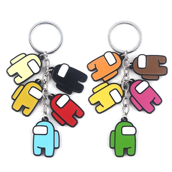 11 styles games among us keychain acrylic colourful gift keychains for car keys decoration accessories 5cm*3cm fy7332, Silver
11 styles games among us keychain acrylic colourful gift keychains for car keys decoration accessories 5cm*3cm fy7332, Silver