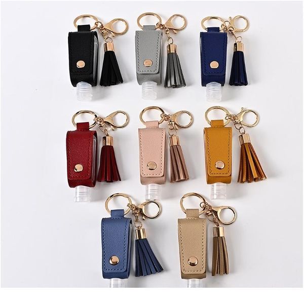 30ml portable empty leakproof plastic travel bottle for hand sanitizer with tassels leather keychain holder qylnxe
30ml portable empty leakproof plastic travel bottle for hand sanitizer with tassels leather keychain holder qylnxe