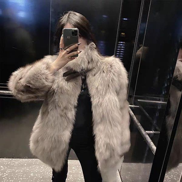 winter 2020 new fur coat medium long fur integrated locomotive clothing coat, Black
winter 2020 new fur coat medium long fur integrated locomotive clothing coat, Black