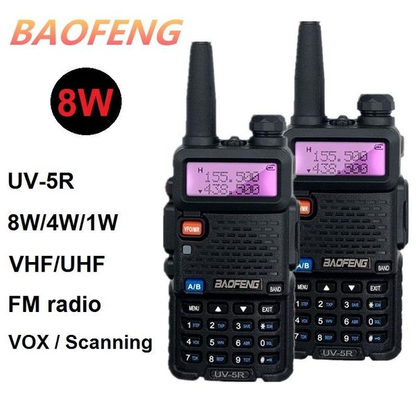 2pcs 8w baofeng uv-5r high power walkie talkie vhf uhf портативный cb радиопередатчик ham радиолюбителей трансиверов уф-5r 8watts
2pcs 8w baofeng uv-5r high power walkie talkie vhf uhf портативный cb радиопередатчик ham радиолюбителей трансиверов уф-5r 8watts