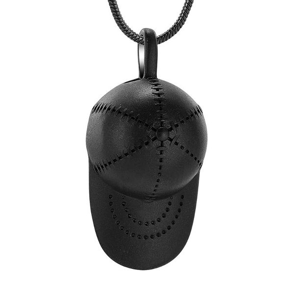 ash necklace hat shape stainless steel ash necklace, Silver