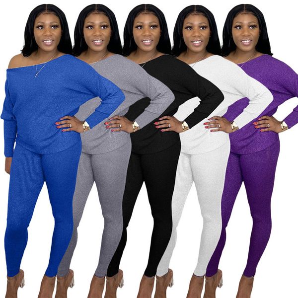 solid color womens tracksuits 5 colors two piece outfit clothing long sleeve t shirts and casual pencil pants for women, Gray
solid color womens tracksuits 5 colors two piece outfit clothing long sleeve t shirts and casual pencil pants for women, Gray