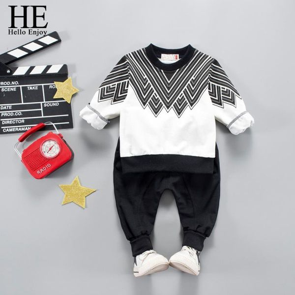 he hello enjoy children clothing set long sleeve t-shirt+pant sport suits kids 2 piece boys clothes tracksuits fashion 2021, White
he hello enjoy children clothing set long sleeve t-shirt+pant sport suits kids 2 piece boys clothes tracksuits fashion 2021, White