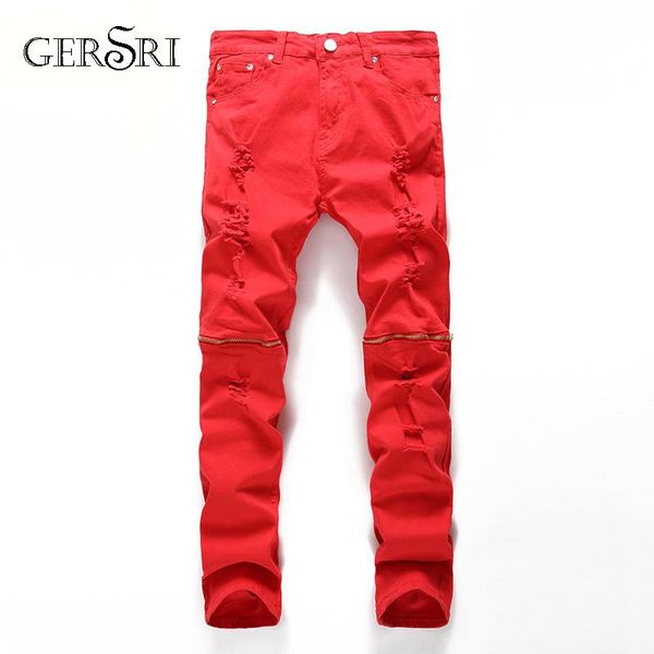 gersri jeans slim men trousers 2020 autumn men casual denim pants classic cowboys young man hole red male jeans trousers, Blue
gersri jeans slim men trousers 2020 autumn men casual denim pants classic cowboys young man hole red male jeans trousers, Blue