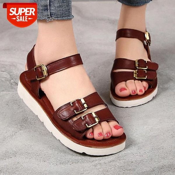 aiyuqi women shoes sandals 2020 summer new genuine leather women's sandals flat casual buckle student beach #x27q, Black
aiyuqi women shoes sandals 2020 summer new genuine leather women's sandals flat casual buckle student beach #x27q, Black