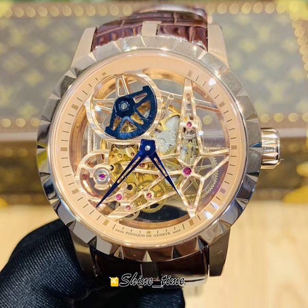 v2 upgraded version excalibur skeleton dial stainless steel case rddbex0422 automatic mechanical mens watch leather strap watches 4 color, Slivery;brown
v2 upgraded version excalibur skeleton dial stainless steel case rddbex0422 automatic mechanical mens watch leather strap watches 4 color, Slivery;brown