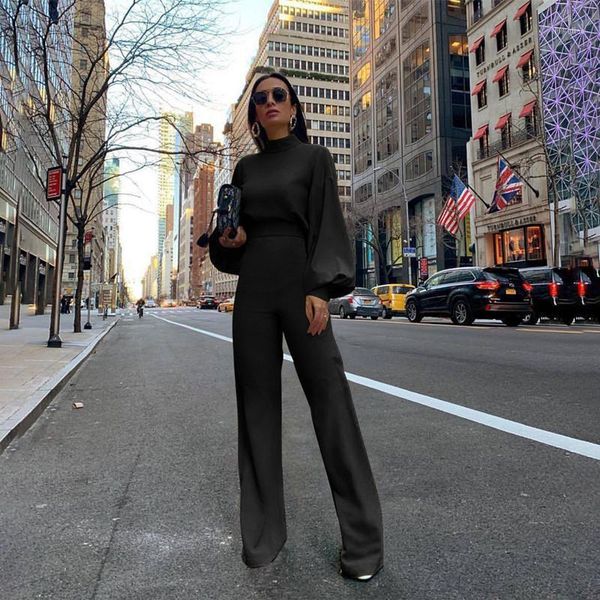 fashion formal women jumpsuit long sleeve 2021 summer new casual solid women black jumpsuits fashion female pants1, Black;white
fashion formal women jumpsuit long sleeve 2021 summer new casual solid women black jumpsuits fashion female pants1, Black;white