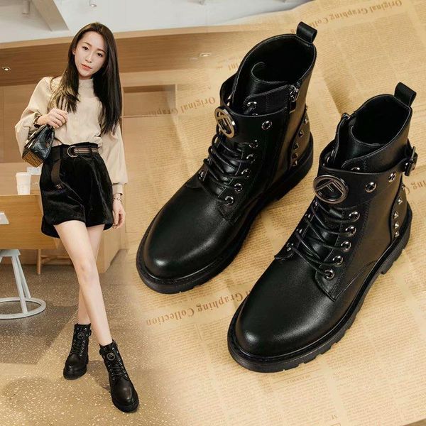 punk style platform women ankle boots women's motorcycle boot fashion ladies chunky shoes metal decor black big size 35-40
punk style platform women ankle boots women's motorcycle boot fashion ladies chunky shoes metal decor black big size 35-40