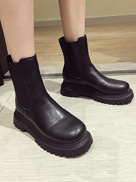 boots women's autumn 2021 thick-soled thick heel round toe mid-tube motorcycle, Black
boots women's autumn 2021 thick-soled thick heel round toe mid-tube motorcycle, Black
