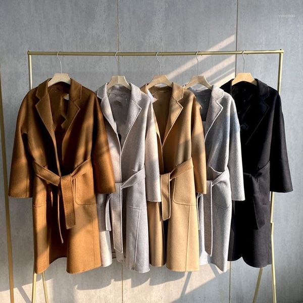autumn and winter 2020 new m family double face fluffy overcoat women's medium length lace up cardigan coat 040613~1, Black
autumn and winter 2020 new m family double face fluffy overcoat women's medium length lace up cardigan coat 040613~1, Black