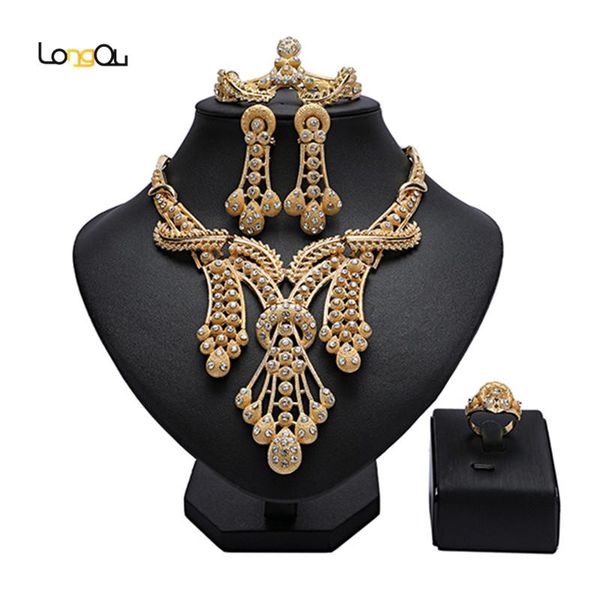 longqu exquisite dubai gold-colorful jewelry set nigerian wedding woman jewelry set african beads bridal wholesale, Silver
longqu exquisite dubai gold-colorful jewelry set nigerian wedding woman jewelry set african beads bridal wholesale, Silver