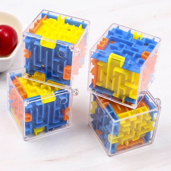 3d Cube Puzzle Maze Toy Brain Puzzle Maze Box Hand Game Case Game Challenge Fidget Toys Balance Educational Toys For Children