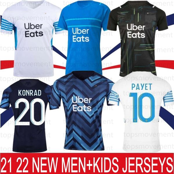 21 22 soccer jerseys de 2021 2022 om milik maillot foot cuisance thauvin benedetto kamara payet football shirts men+kids kit luis henrique a, Black;yellow
21 22 soccer jerseys de 2021 2022 om milik maillot foot cuisance thauvin benedetto kamara payet football shirts men+kids kit luis henrique a, Black;yellow
