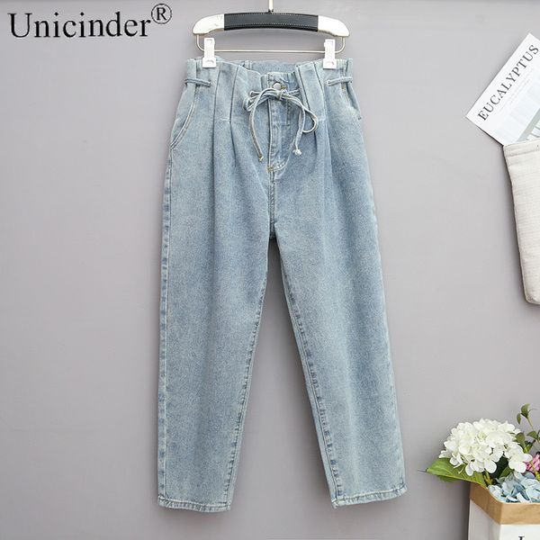 unicinder 2020 plus size jeans women's loose harem pants full length high waisted jeans women denim plus size jeans#1105 y1214, Blue
unicinder 2020 plus size jeans women's loose harem pants full length high waisted jeans women denim plus size jeans#1105 y1214, Blue