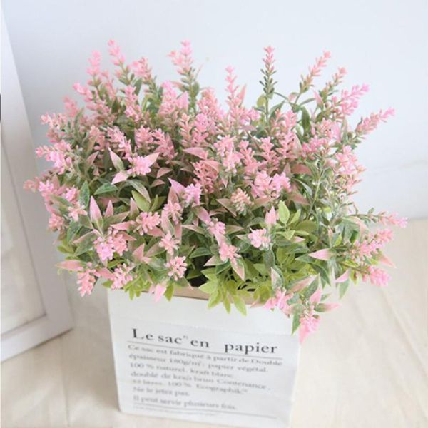 15 heads/bouquet vivid artificial lavender flower home wedding table party fake flower1
15 heads/bouquet vivid artificial lavender flower home wedding table party fake flower1