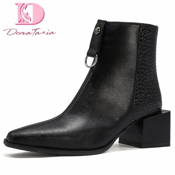 boots doratasia 2021 big size 48 square heels winter shoes women brand ankle female, Black
boots doratasia 2021 big size 48 square heels winter shoes women brand ankle female, Black