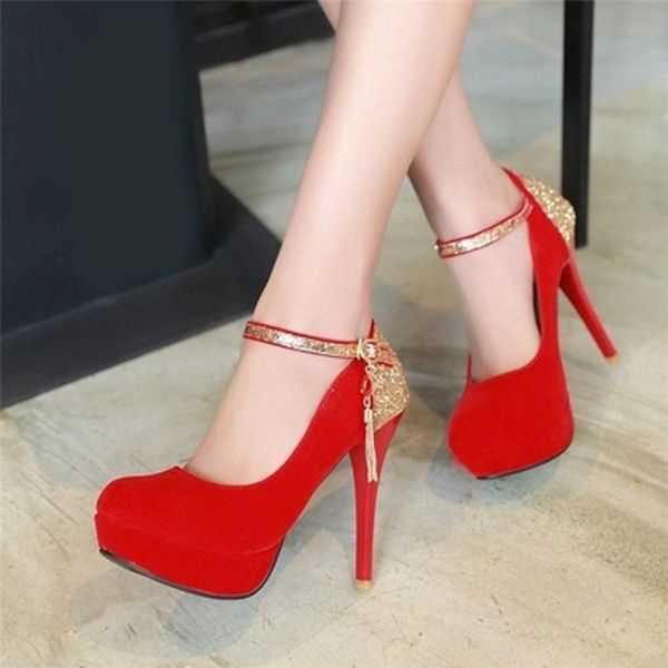2020 spring and summer new women's wedding red shoes bride stiletto super high with red wedding shoes large size single, Black
2020 spring and summer new women's wedding red shoes bride stiletto super high with red wedding shoes large size single, Black
