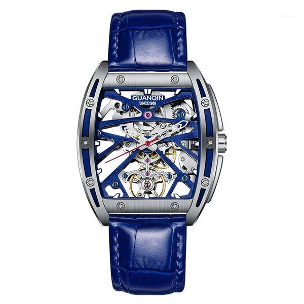 wristwatches 2021 guanqin crown piano watch men's automatic mechanical hollow square light luxury trend brand leather men's1, Slivery;brown
wristwatches 2021 guanqin crown piano watch men's automatic mechanical hollow square light luxury trend brand leather men's1, Slivery;brown