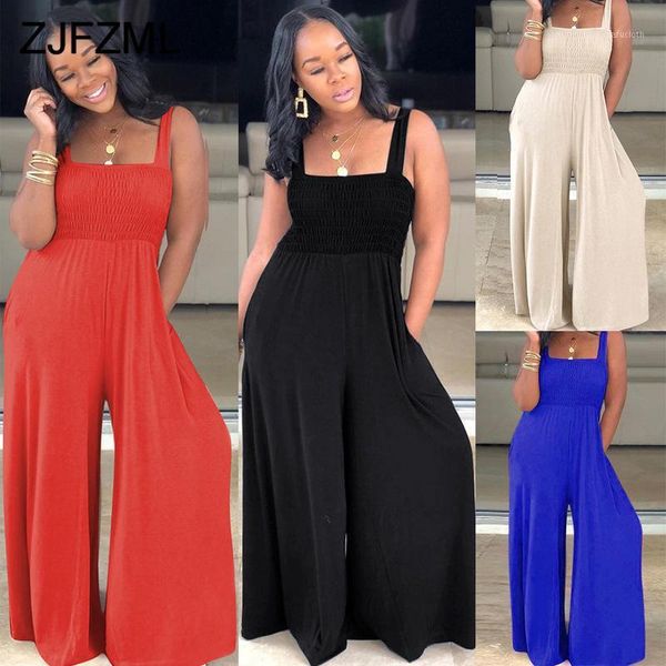 spaghetti strap loose romper women jumpsuit square collar sleeveless wide leg playsuit summer backless beach plus size bodysuit1, Black;white
spaghetti strap loose romper women jumpsuit square collar sleeveless wide leg playsuit summer backless beach plus size bodysuit1, Black;white
