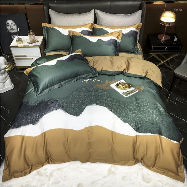 4 piece abstract landscape mountain bedding set king size bedclothes 100s egyptian cotton bed linen sateen patchwork duvet cover1
4 piece abstract landscape mountain bedding set king size bedclothes 100s egyptian cotton bed linen sateen patchwork duvet cover1