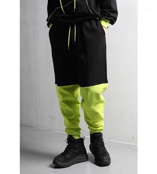 men's fashion patchwork casual pants men's autumn loose legged harlem pants versatile leggings1, Black
men's fashion patchwork casual pants men's autumn loose legged harlem pants versatile leggings1, Black