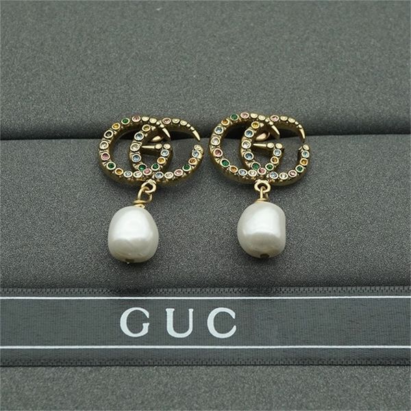 85% off factory clearance family ancient family new style inlaid color diamond double earrings irregular pearl pendant earrings female, Golden
85% off factory clearance family ancient family new style inlaid color diamond double earrings irregular pearl pendant earrings female, Golden