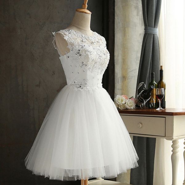 robe de soiree white adjustable evening dresses appliques crystal short vestido de festa formal dress prom party dresses, Black;red
robe de soiree white adjustable evening dresses appliques crystal short vestido de festa formal dress prom party dresses, Black;red