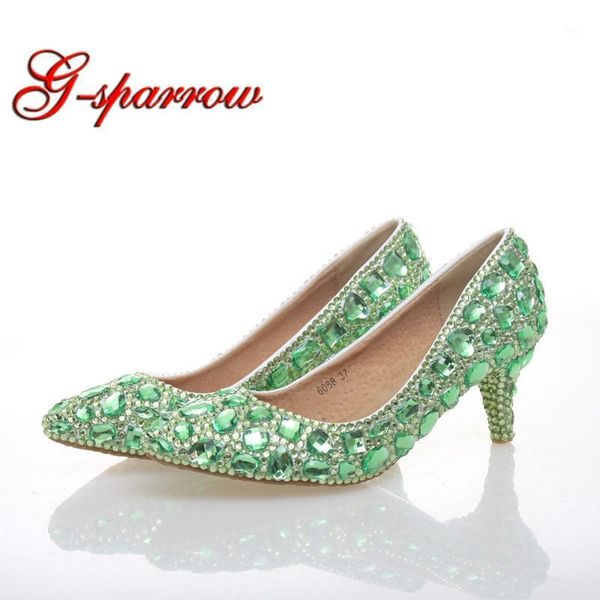 dress shoes green rhinestone pumps wedding party middle heel pointed toe graduation prom dancing crystal mother of bride1, Black
dress shoes green rhinestone pumps wedding party middle heel pointed toe graduation prom dancing crystal mother of bride1, Black