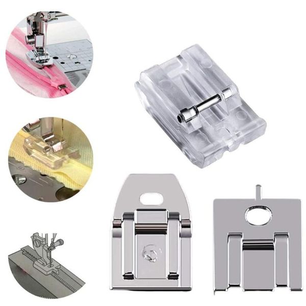 1/3pcs invisible zipper foot sewing machine presser foot for sewing zippers household low shank machine diy tools, Black
1/3pcs invisible zipper foot sewing machine presser foot for sewing zippers household low shank machine diy tools, Black