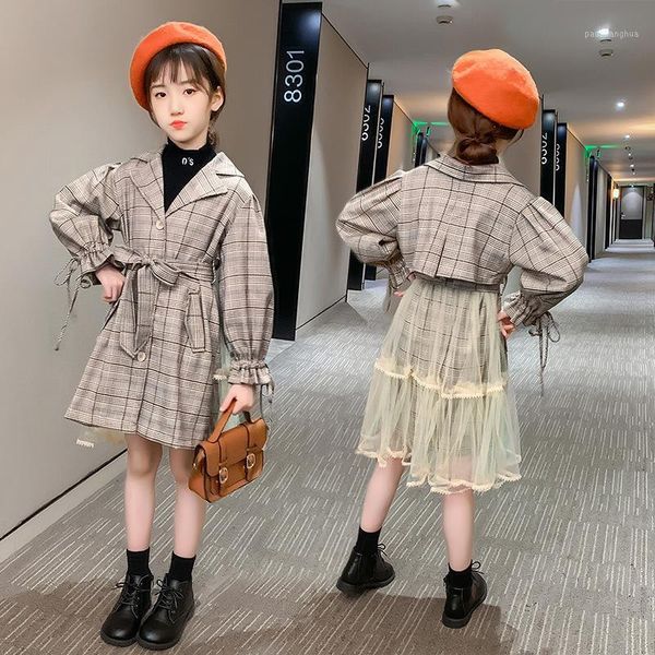 coat teen girls trench 2021 autumn single-breasted mesh stitching plaid windbreaker jacket fashion outwears kids clothes1, Blue;gray
coat teen girls trench 2021 autumn single-breasted mesh stitching plaid windbreaker jacket fashion outwears kids clothes1, Blue;gray