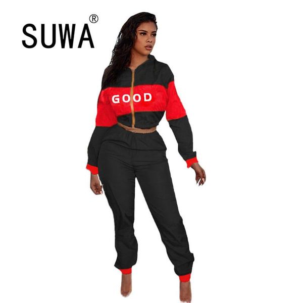 wholesale tracksuit women two piece outfits matching sets good letter print long sleeve jacket baggy pants sweatpants, Gray
wholesale tracksuit women two piece outfits matching sets good letter print long sleeve jacket baggy pants sweatpants, Gray