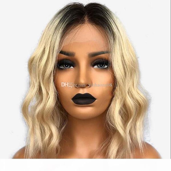 full lace human hair wig bob wavy blonde color ombre 613 brazilian virgin hair 150% density pre plucked lace front wig, Black;brown
full lace human hair wig bob wavy blonde color ombre 613 brazilian virgin hair 150% density pre plucked lace front wig, Black;brown