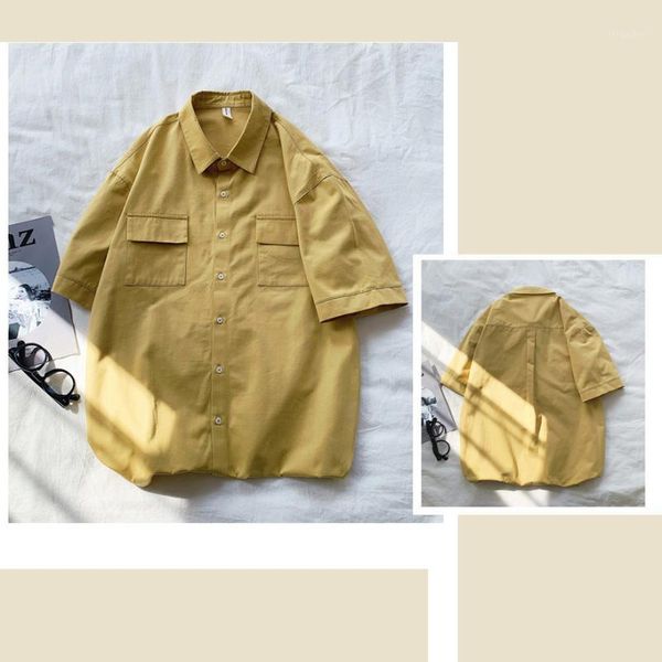 men's casual shirts hs007 men shirt 2021 ins arrival summer fast fashion short sleeve safari style cotton 1, White;black
men's casual shirts hs007 men shirt 2021 ins arrival summer fast fashion short sleeve safari style cotton 1, White;black