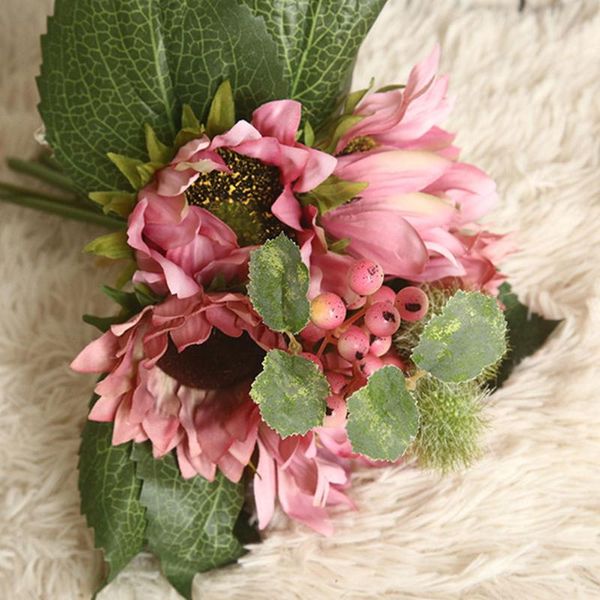 decorative flowers & wreaths fake artificial sunflower flower bouquet silk real touch wedding decoration floral home garden party supplies
decorative flowers & wreaths fake artificial sunflower flower bouquet silk real touch wedding decoration floral home garden party supplies