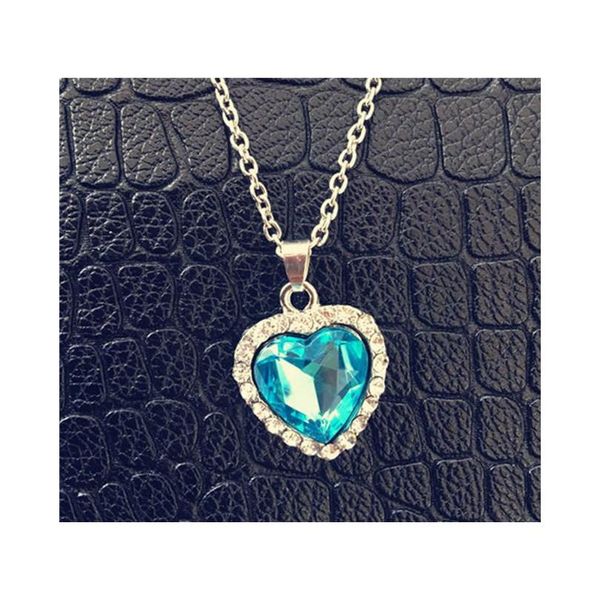zircon peach heart titanic ocean heart necklace short chain heart of sqcgca new_dhbest, Silver
zircon peach heart titanic ocean heart necklace short chain heart of sqcgca new_dhbest, Silver