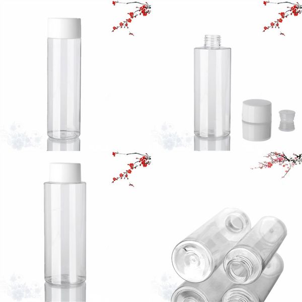 80 100 150ml cosmetic bottle women portable clear plastic containers white covers press jar round 1 23jh g2
80 100 150ml cosmetic bottle women portable clear plastic containers white covers press jar round 1 23jh g2