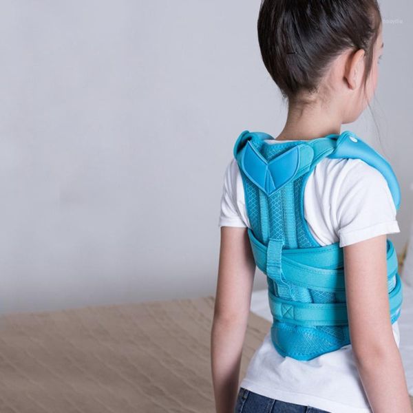 back support adjustable brace corset spine belt children lumbar posture correction#g31, Black;blue
back support adjustable brace corset spine belt children lumbar posture correction#g31, Black;blue